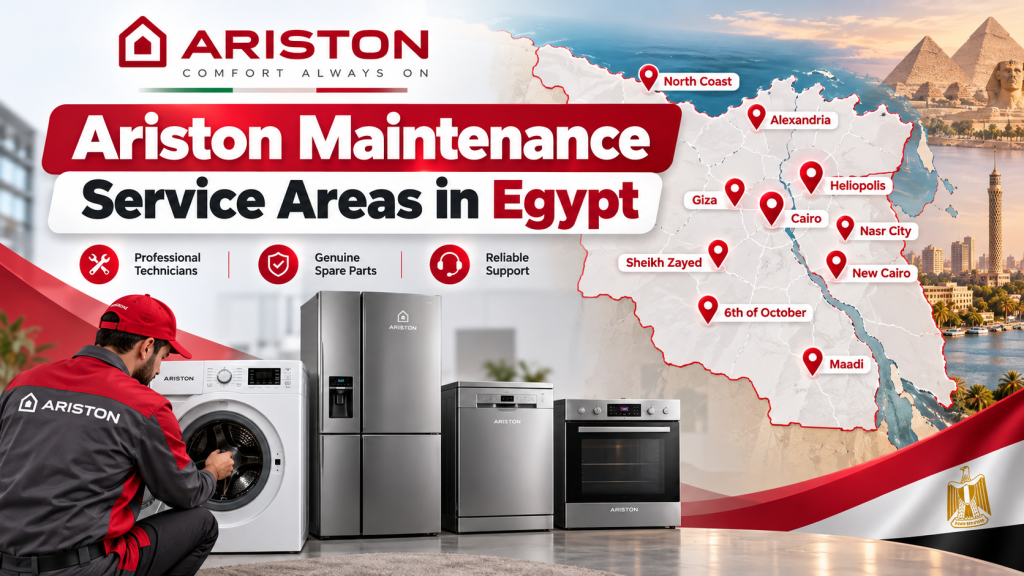 Ariston Maintenance Service Areas in Egypt