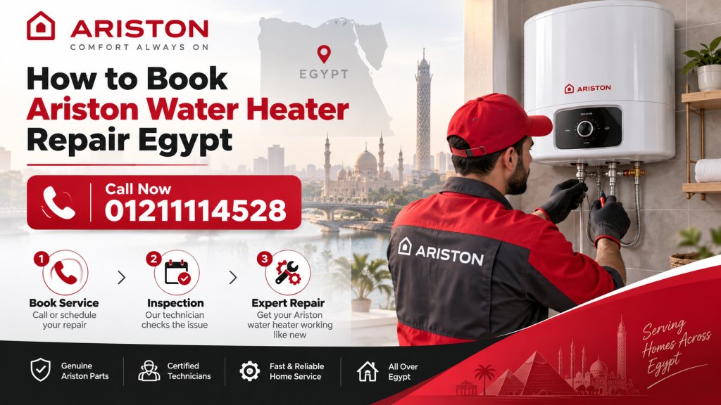 How to Book Ariston Water Heater Repair Egypt