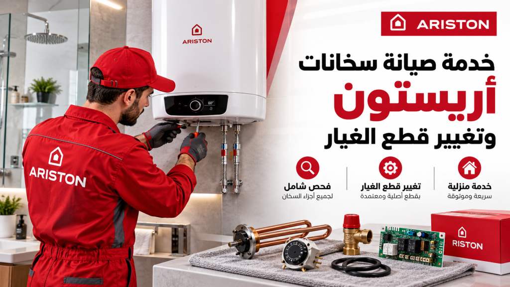 خدمة صيانة سخانات أريستون وتغيير قطع الغيار