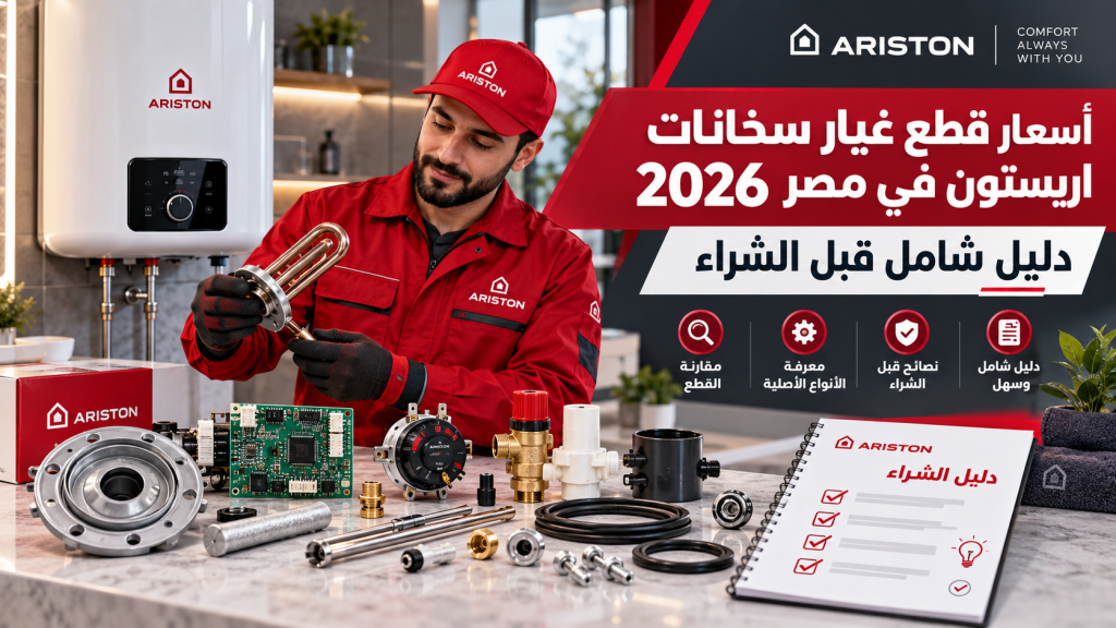 أسعار قطع غيار سخانات اريستون في مصر 2026 | دليل شامل قبل الشراء
